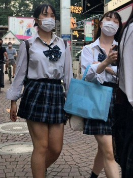 【画像】シャツ女子高生だとあわよくばスケブラの楽しみ方もあるよなｗｗの画像
