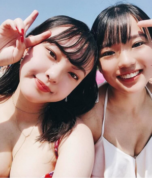 【画像】女子高生のくせに生意気な身体してるのがわかる水着写真の画像