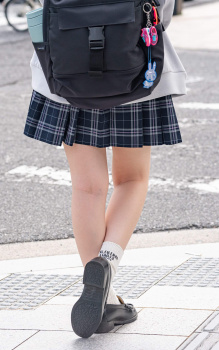 【画像】俺らが制服女子高生を見かけた時にとりあえずこの足だよなｗｗの画像