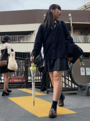 【画像】街でこういう制服女子高生を無意識に目で追っちゃうのってやばい?wwの画像