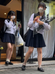 【画像】制服JKを街で見かけるだけでアドレナリンめっちゃでるよなwwの画像