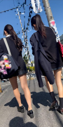【画像】制服ＪＫの背後についたら舐めまわすように全身見るよなｗｗの画像