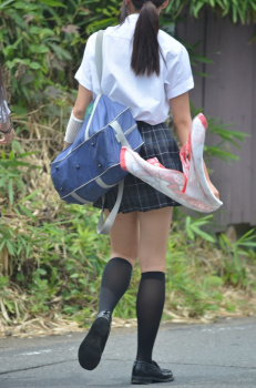【画像】こういう通学ＪＫって車から撮ってるんか？ご近所さんか？ｗｗの画像