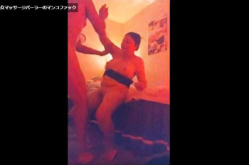 ぽっちゃりマッサージ嬢とコンドーム着用セックスするチャイエス盗撮動画の画像