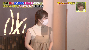 水卜麻美　ノースリーブ　火曜サプライズ　２１０７１１の画像