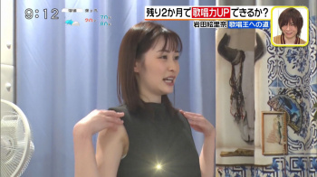岩田絵里奈　腋チラ　スッキリ　２１１０１２　の画像