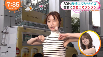 女子アナウンサーの腋の下　２３０３２８の画像
