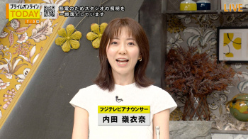 内田嶺衣奈　ノースリーブ　プライムオンライン　２３０７１０の画像