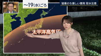 細川栞　キャミ透け　報ステ　２６０９１５の画像