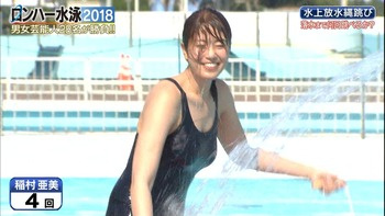 稲村亜美のデカおっぱいで乳首ポチりそうの画像