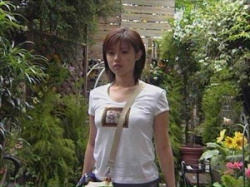 深田恭子のTシャツからポチる乳首　２２０５１３の画像