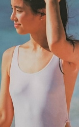 石田ゆり子の透けた水着からわかる大きめの乳首　２２０９１６の画像