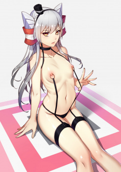 【艦これ】ガーターベルト太ももエロい天津風のエロ画像！　その３の画像