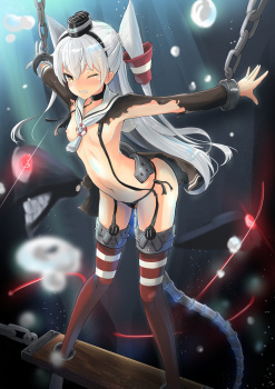 【艦これ】ガーターベルト太ももエロい天津風のエロ画像！　その６の画像
