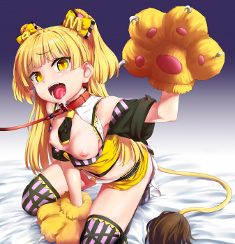 首輪をつけられて従順な性ペットとなった女の子！　その７の画像