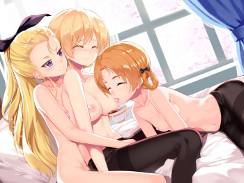 女の子同士で乳首チュパチュパ吸い合ってる画像！　その１４の画像