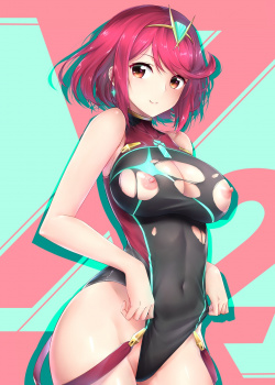 衣服が乱れたり破れたりして色々見えてる女の子！　その２０の画像