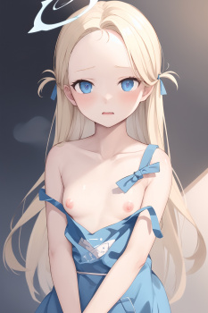 【ブルアカ】ちっぱい中◯生ソラちゃんのエロ画像！の画像