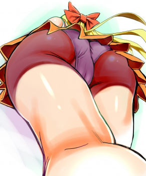 女の子のスカートの中を下から覗くアングル！　その５の画像
