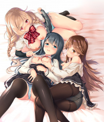 お好みを♡複数の女の子が全力でエロい誘惑をしている画像！　その２４の画像