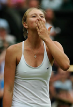 シャラポアの透け乳首テニスが懐かしいエロい画像の画像