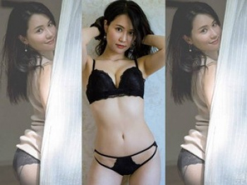 【画像】鈴木まりや 手ブラヌードAKB48の元メンバーの黒い下着がエロイの画像