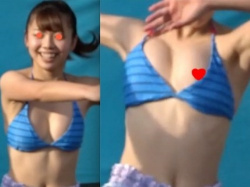 【special edit】vol.66：ビキニダンスで美人JDの ”ポロリ” ハプニングを収録した動画作品の画像