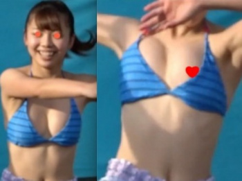 【special edit】vol.66:ビキニダンスで美人JDの ”ポロリ” ハプニングを収録した動画作品の画像