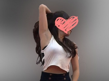 なにわガールズ572 やったで! ポチしとるやないか!(お祭りステージでダンス部の胸ポチ&透けパン)の画像