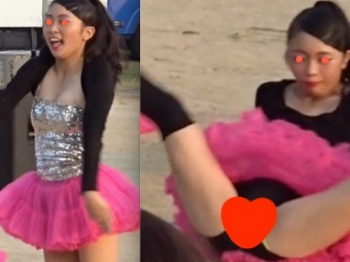 学園祭のJKバトンダンス部さん、あまりにもサービスが良すぎるw:【special edit】vol.61の画像
