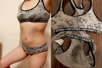 使用済みパンティブラジャーセットが買える！下着画像50枚の画像