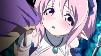 【エロアニメ動画】ルネが危険な洞窟内で借金取りのシャルバンとセックスの画像