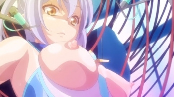 【エロアニメ動画】悪の組織と戦うヒロイン二人がセックスマシンに改造されてしまうの画像