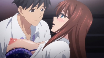 【エロアニメ動画】夜のオフィスで誰もいないことをいいことに気兼ねなくヤっちゃう二人の画像