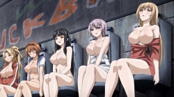 【エロアニメ動画】スタイル抜群の美女が男共のザーメンを全身で浴び続けるの画像