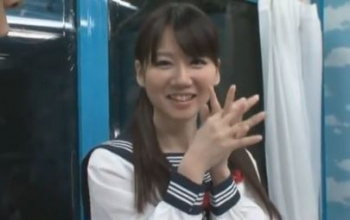 【JKマジックミラー】ツインテールセーラー服JK宮地由梨香がMM号でしみけんに口説かれちゃって堕とされちゃったの画像