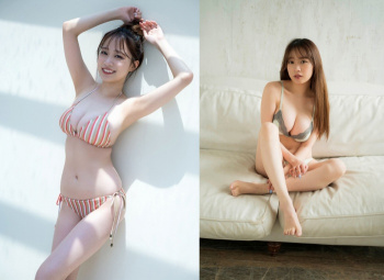 青井春 Iカップおっぱいが凄い水着グラビアエロ画像105枚！の画像