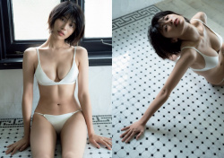 春川芽生 スタイル抜群イケメン美女の水着ほかエロ画像100枚！の画像