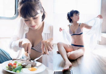 坂ノ上茜 キュートな水着＆タンクトップのエロ画像100枚！の画像