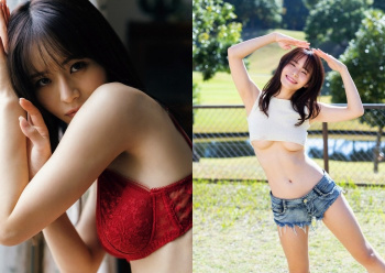 ぽぽちゃん Fカップおっぱいの水着グラビアほかエロ画像100枚!の画像