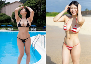 風吹ケイ 爆乳Iカップの水着グラビアほかエロ画像357枚!の画像