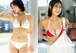 玉田志織 Eカップボインの水着グラビア画像149枚！の画像