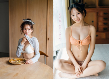 奥村桃夏 激かわな適乳水着グラビア画像他135枚！の画像