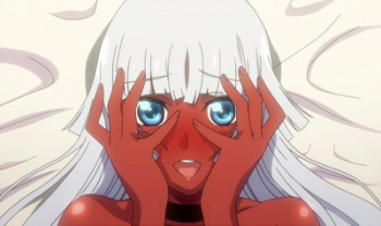 筋肉質・褐色・グラマーが揃った美女とイチャイチャ純愛恋人セックス【エロアニメ】の画像