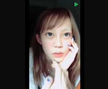 素人の激可愛いギャルがＬＩＮＥライブでおっぱいポロリしちゃった・・・【ライブチャット動画まとめ】の画像