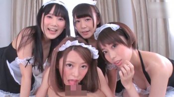 《亜矢瀬もな/小西まりえ/川菜美鈴/宮崎あや》いつでもフェラ、SEX！ハーレム痴女メイド！の画像