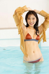 NGT48 奈良未遥（24）水着グラビアで鍛え上げられた肉体美を披露！の画像