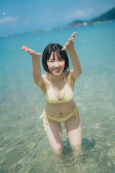 大自然の美少女！STU48 甲斐心愛（20）、水着姿で美ボディ初披露！の画像