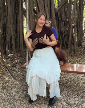 津軽弁Gカップグラドル熊谷麻音、タイで見つけた“ダンナ”との密着が衝撃の画像