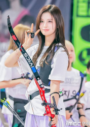 女子アーチェリー韓国代表、美人すぎると話題にの画像